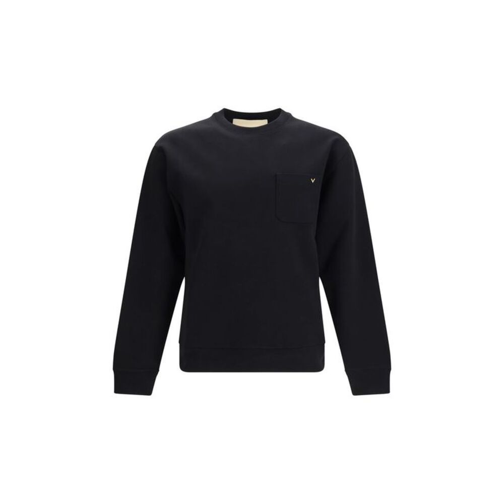 Valentino Black Cotton Men's Sweatshirt